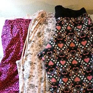 Woman's comfy & cute lounge wear..1 from  Khols another from Victoria secret